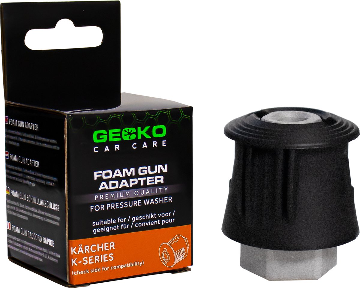 Adaptateur pour pistolet à mousse Gecko Car Care Gecko Kärcher série K