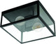 Plafonnier Eglo Charterhouse - e27 - 36 cm - verre - noir