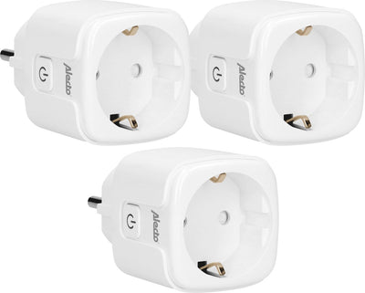 Alecto smart-plug10 triple - adaptateur WiFi intelligent - 16a 3680w - 3 pièces