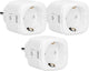Alecto smart-plug10 triple - adaptateur WiFi intelligent - 16a 3680w - 3 pièces