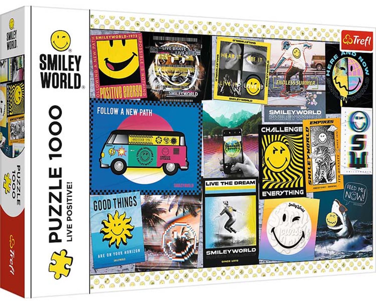 Trefl 1000 - vivez positivement ! souriant