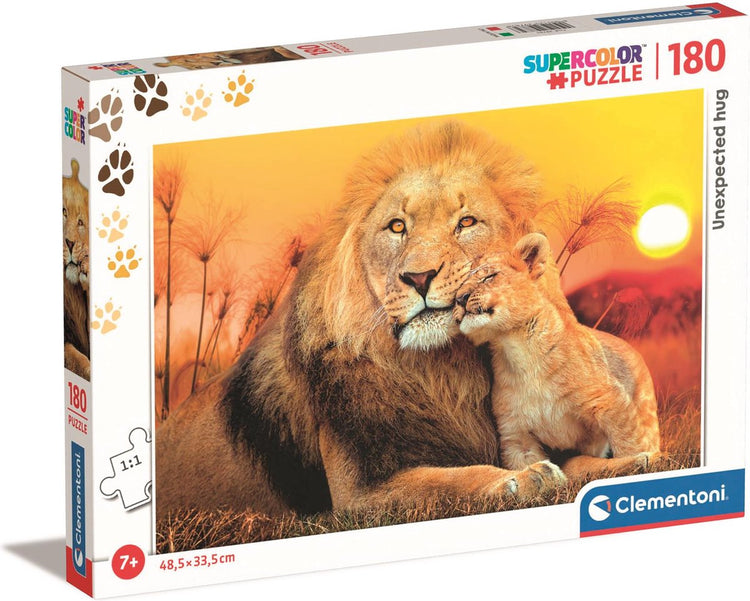 Clementoni Jigsaw Puzzle Super Color Hug inattendu, 180e.