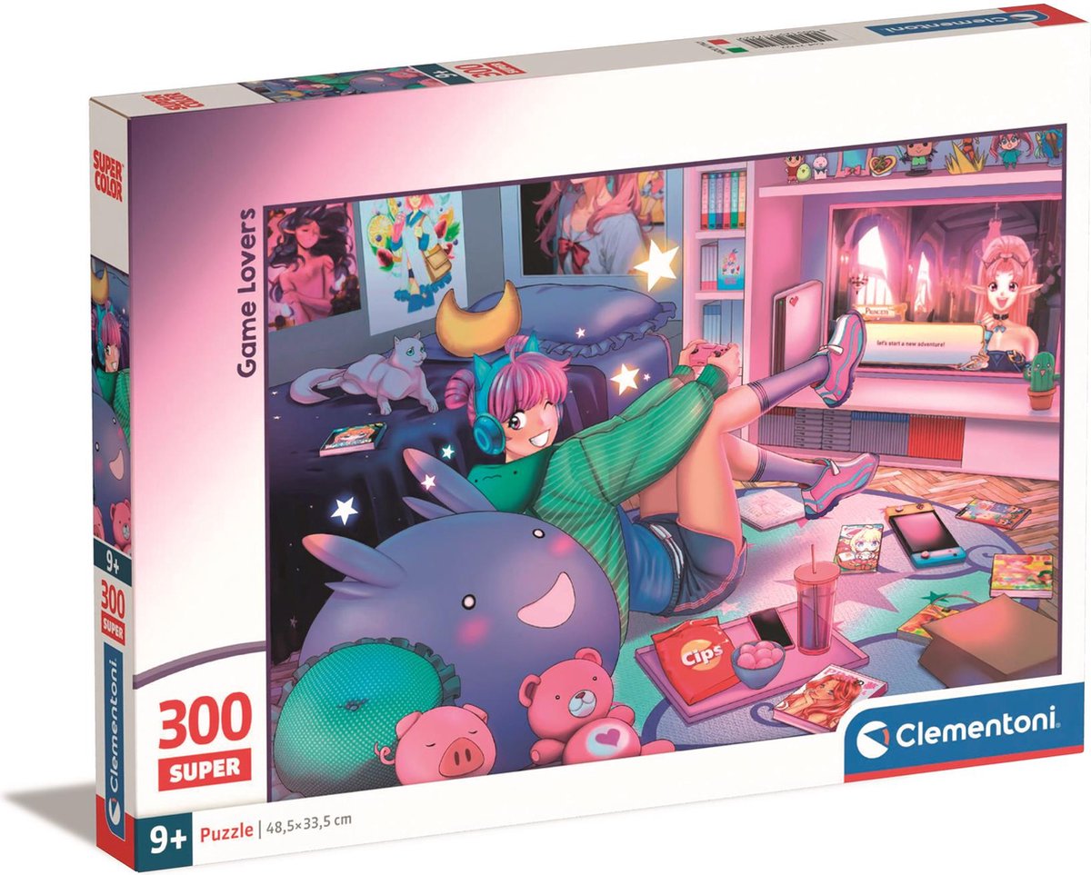Clementoni - puzzle - 300 pièces - amateurs de jeux - puzzle pour enfants - à partir de 9 ans