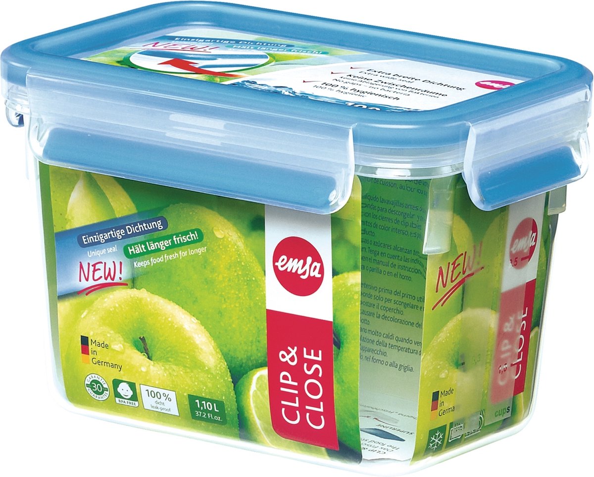 Clip EMSA Close Vershoudbakje, 1,1 L