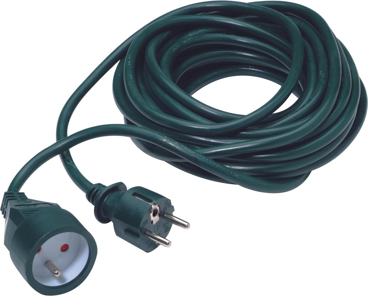 Câble d'extension profilé - 10 mètres - 3x1,5mm² - broche terre