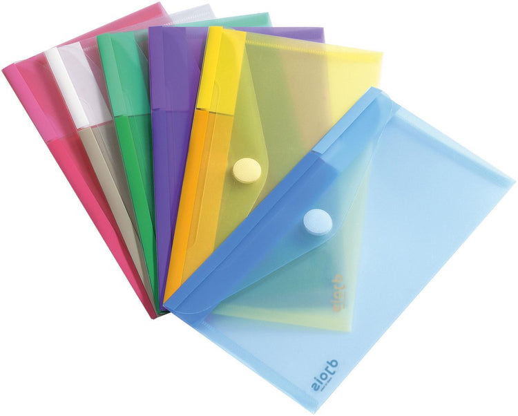 Chemise à documents Tarifold couleur de collection pour chèque format (250 x 135 mm) paquet de 6 pièces