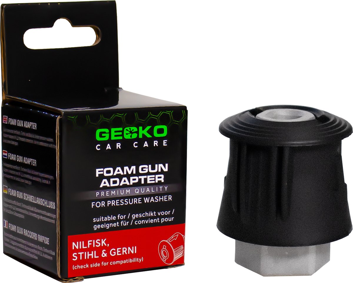 Adaptateur pour pistolet à mousse Gecko Car Care Gecko Nilfisk Stihl Gerni