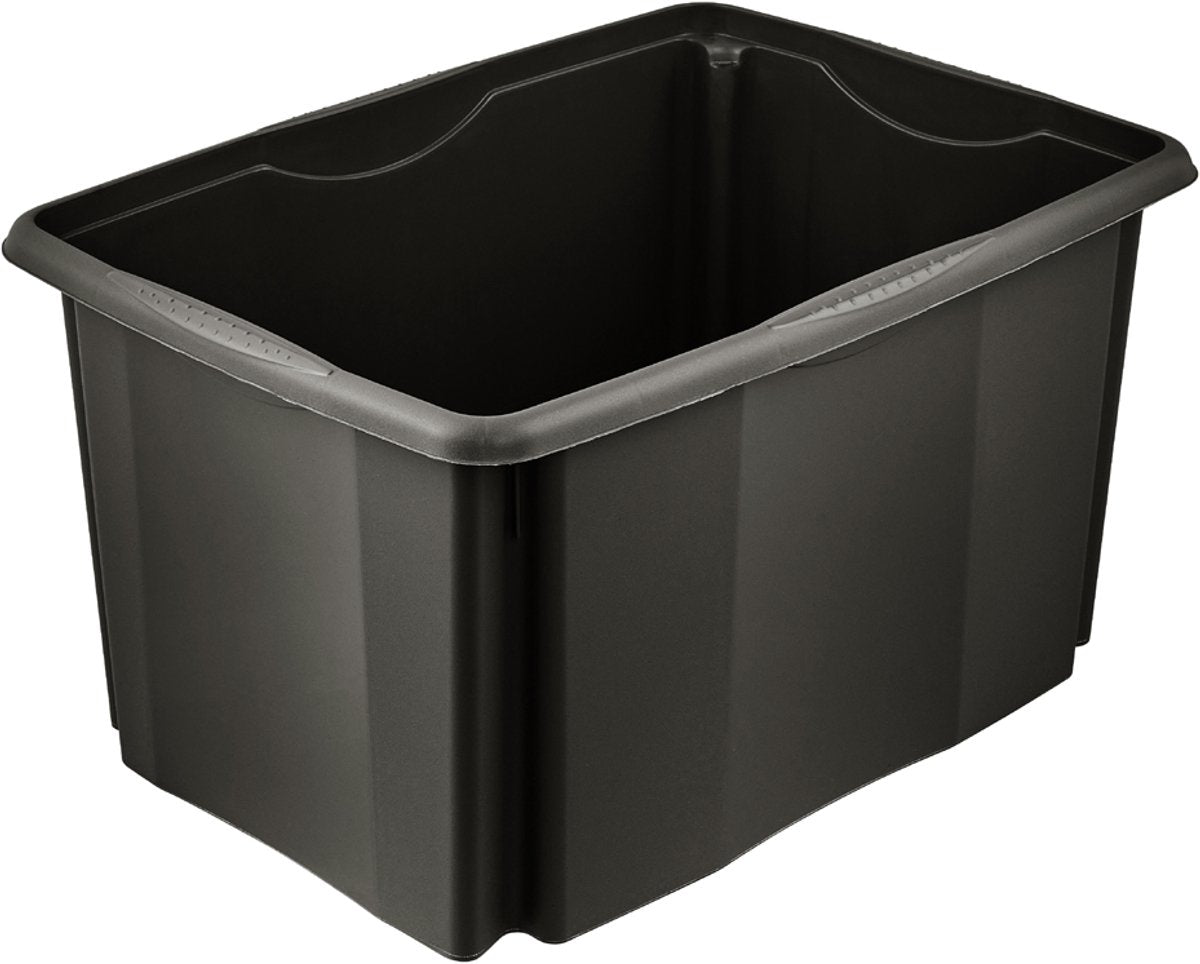 Boîte de rangement Keeper 'emil eco', 45 litres, couleur éco-graphite