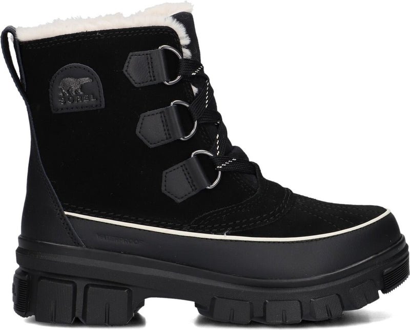 Bottines Sorel torino v wp - daim - femme - noir - taille 37,5