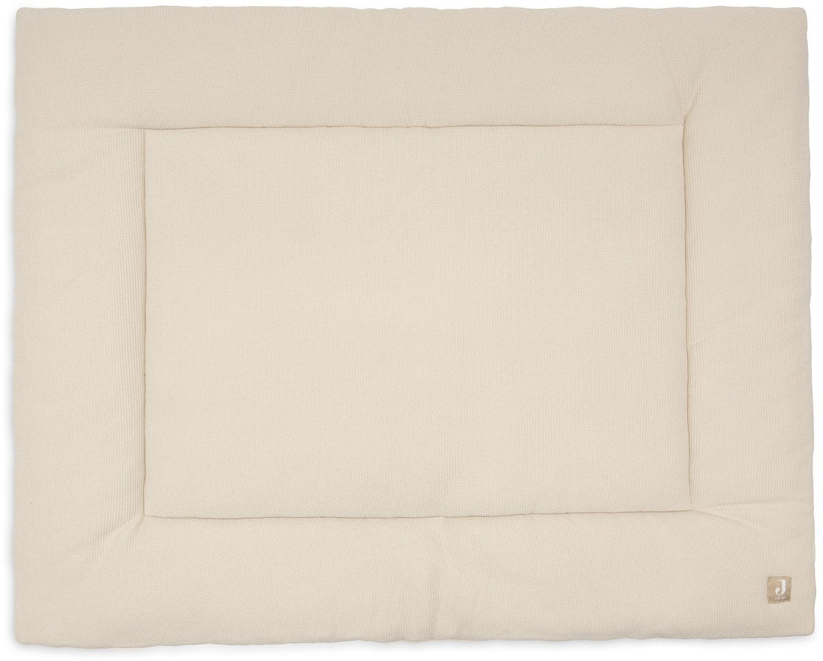 Jollein couverture de parc bébé - 75x95cm - petite gaufre - sable chaud