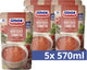 Unox - soupe en sachet - tomates épicées - 5 sachets x 570 ml