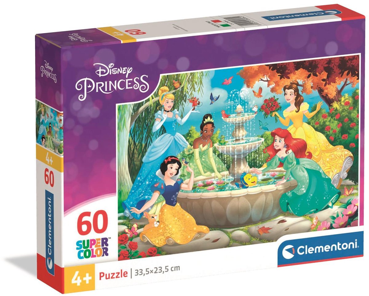 Clementoni Jigsaw Puzzle Super Color Princess, 60e.