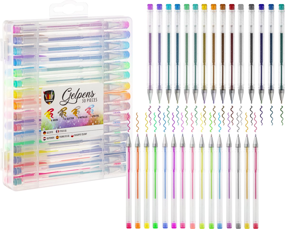 Creative Craft Group Gel Penns Storage Box, 30e.
