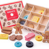 Bigjigs Boîte en bois avec biscuits