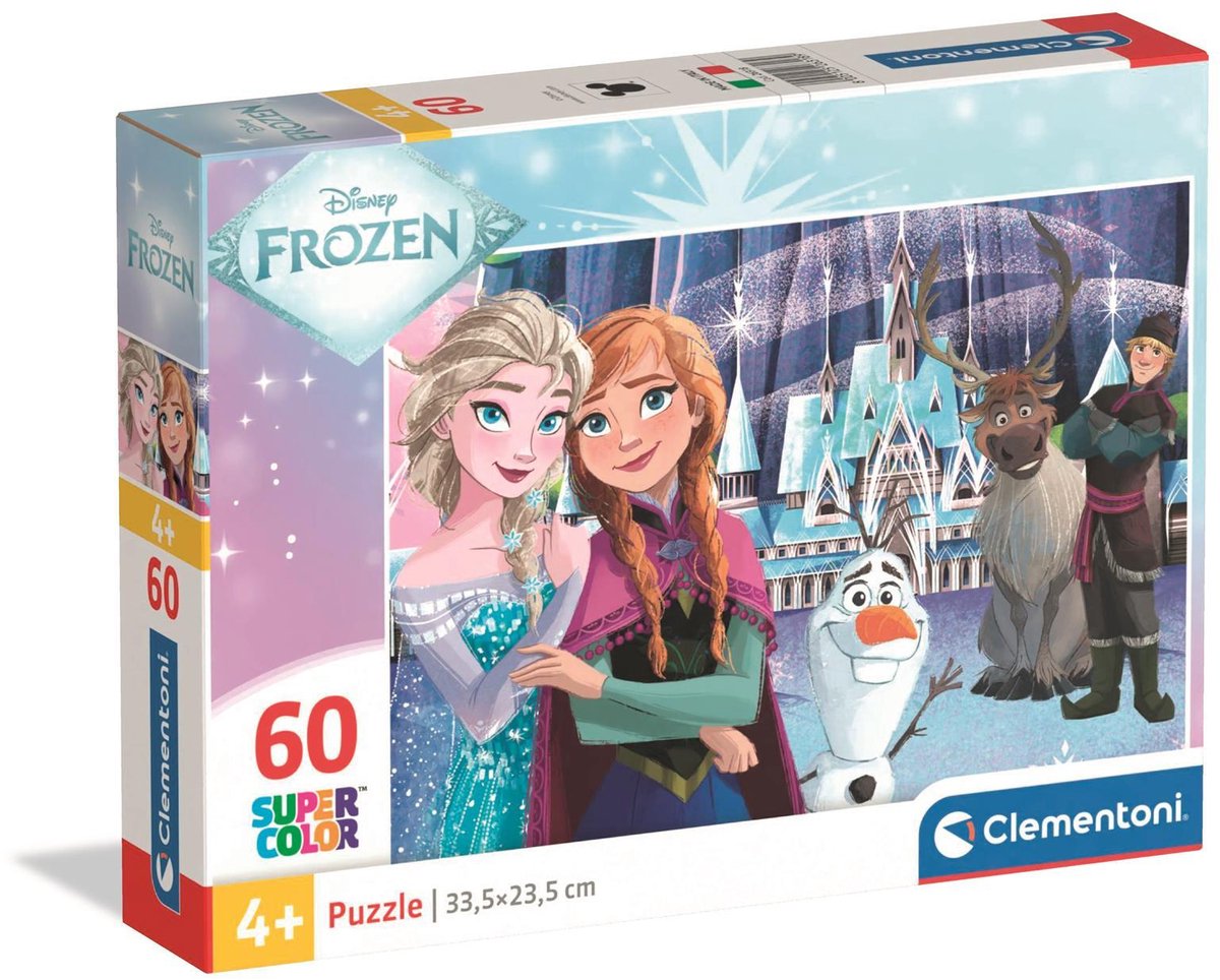 Puzzle enfant Clementoni Disney La Reine des Neiges - puzzle 60 pièces - puzzle et jouets éducatifs - jeux et puzzles pour enfants à partir de 4 ans