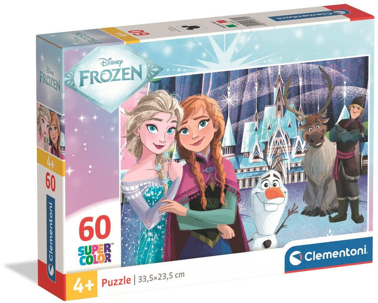 Puzzle enfant Clementoni Disney La Reine des Neiges - puzzle 60 pièces - puzzle et jouets éducatifs - jeux et puzzles pour enfants à partir de 4 ans