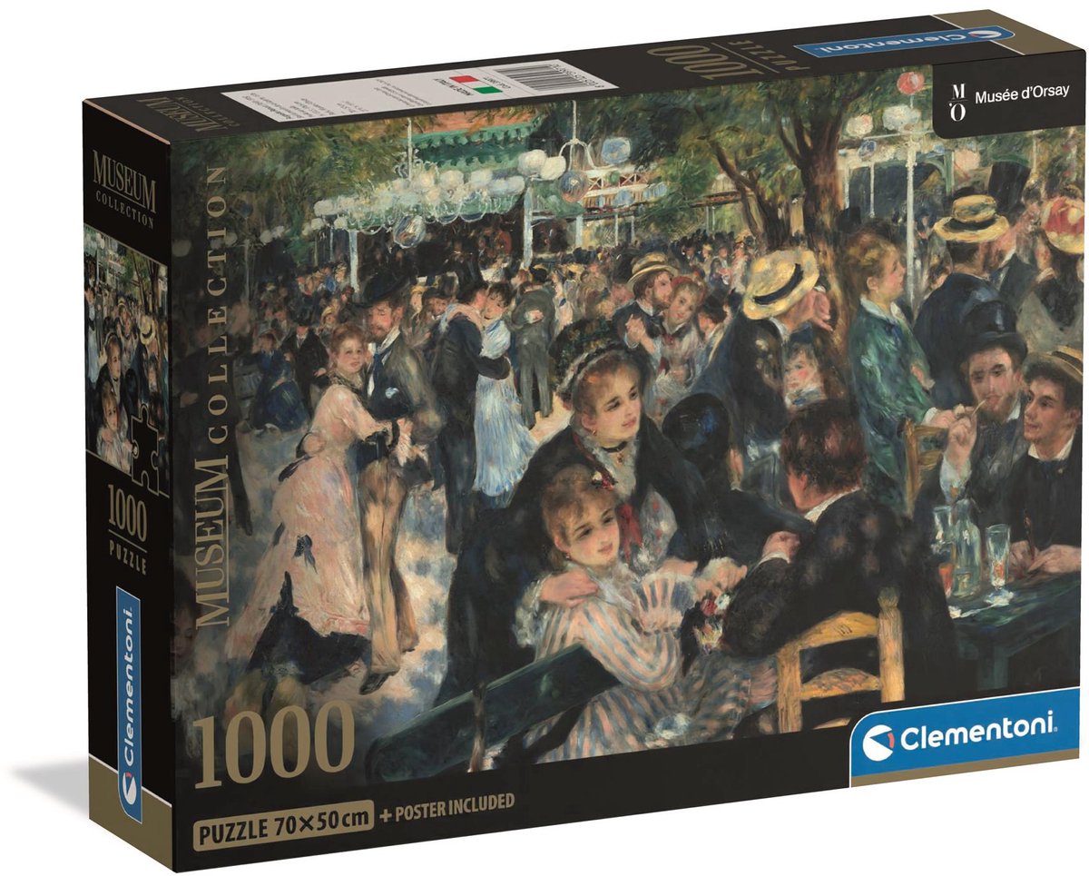 Clementoni - puzzle - 1000 pièces - bal du moulin - puzzle pour adultes