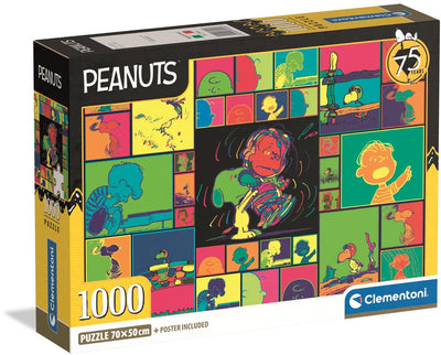 Clementoni - puzzle - 1000 pièces - cacahuètes 2025 boîte compacte