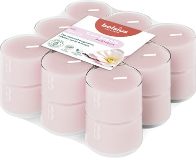 Bougies chauffe-plat parfumées Bolsius 18pcs magnolia