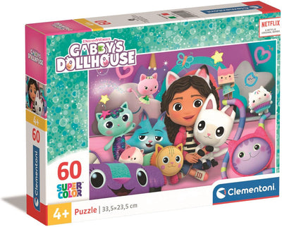 Clementoni Jigsaw Puzzle Super Color Gabby's Dollhouse, 60e.