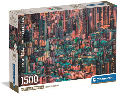 Clementoni Jigsaw Puzzle The Hive, Hong Kong, 1500st.