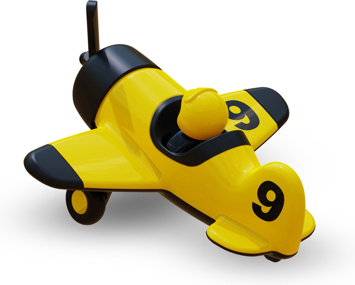 Playforever - avion jouet - avion mimmo - jaune