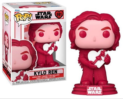 Figurine à collectionner Funko Star Wars Saint Valentin Pop ! star wars kylo ren 9 cm rose