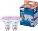 Philips Lighting philips smart Lighting - spot 2-pack - éclairage LED intelligent - lumière colorée et blanche - gu10 - 50w - wi-fi