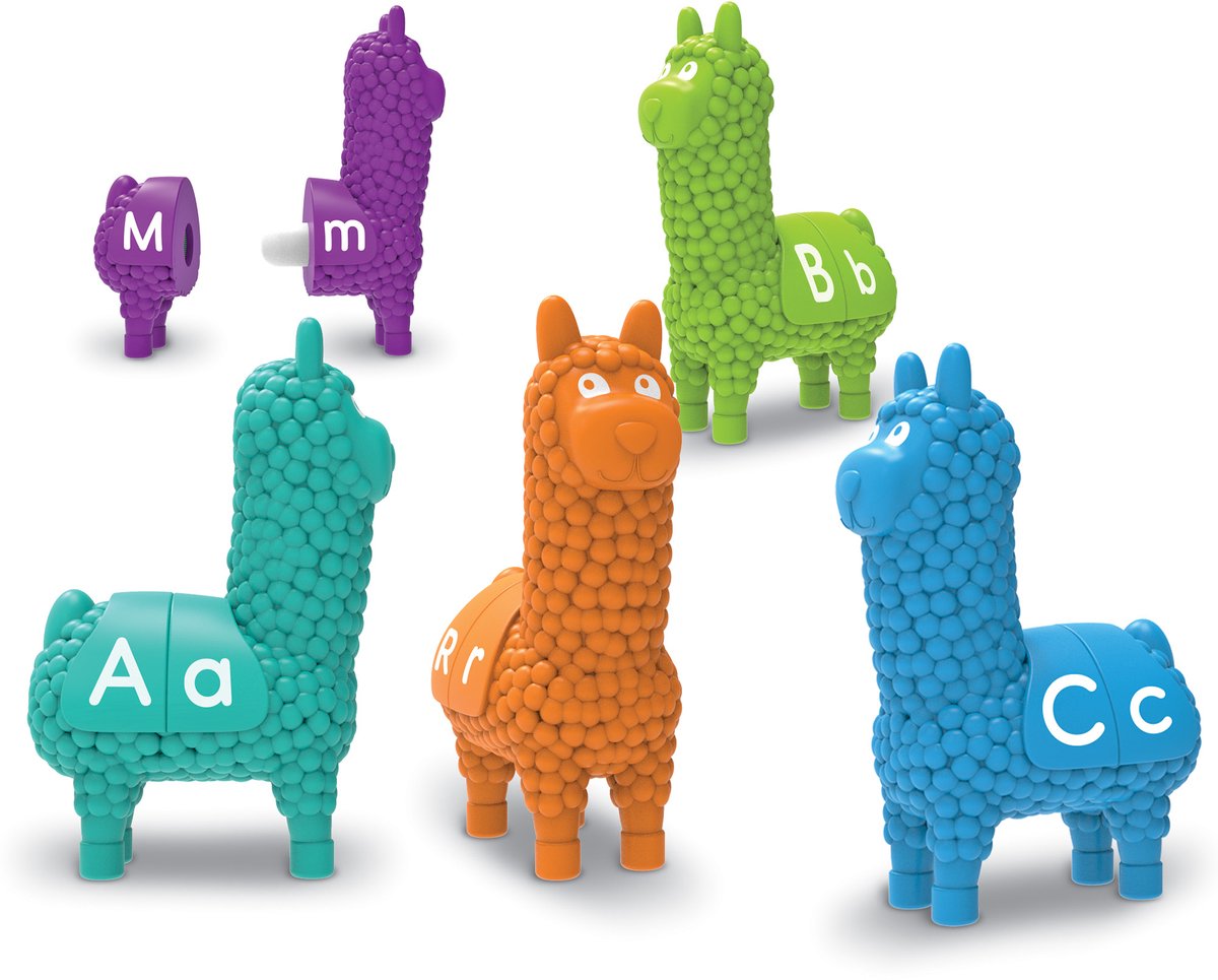 Ressources d'apprentissage snapn-learn™ lettres lamas - 2+