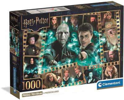 Clementoni - puzzle - 1000 pièces - Harry Potter - boîte compacte