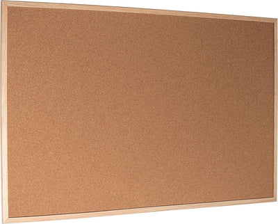 Tableau d'affichage Esselte - tabouret - 80x60cm - avec épingles - marron naturel
