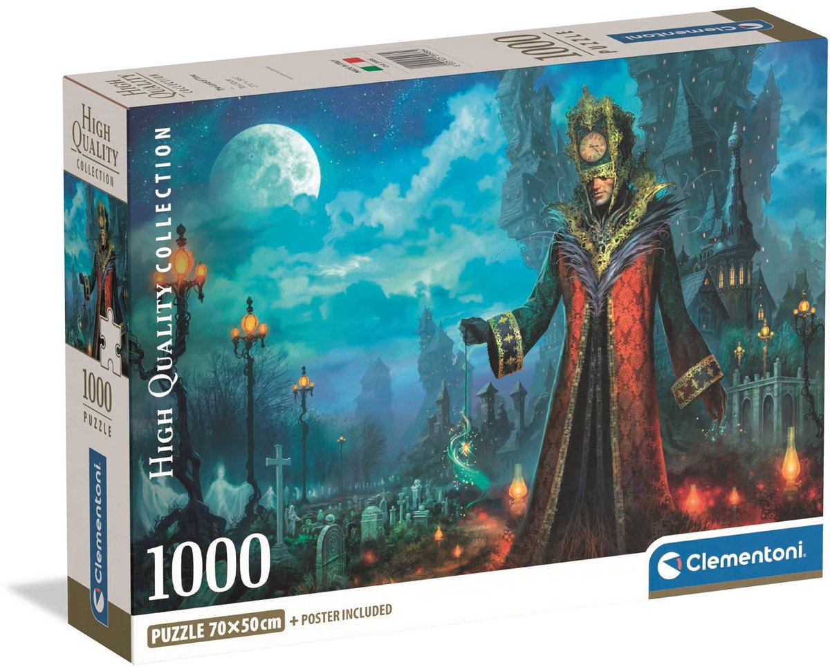 Clementoni - puzzle - 1000 pièces - le seigneur du temps - puzzle pour adultes - collection de haute qualité
