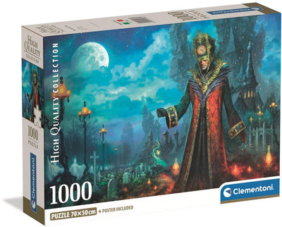 Clementoni - puzzle - 1000 pièces - le seigneur du temps - puzzle pour adultes - collection de haute qualité