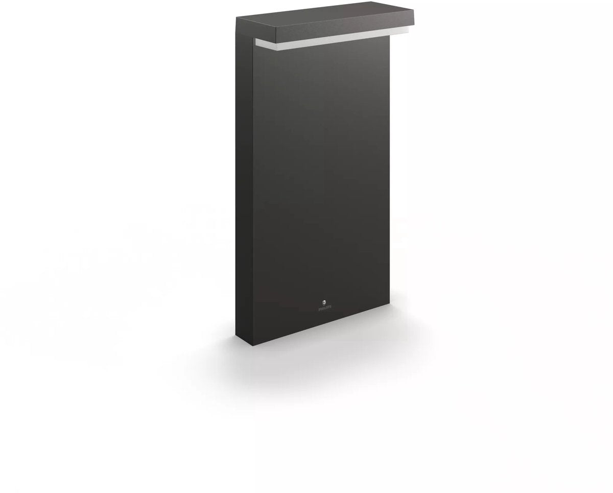Lampe sur pied Philips LED Philips Bustan - ultra efficace - anthracite - 3,8w