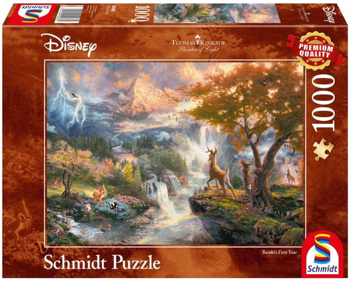 Schmidt Disney classiques - puzzle bambi - 1000 pièces