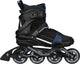 Nijdam rollers en ligne - châssis aluminium - circuit cruiser - taille 39 - noir