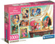 Clementoni - puzzle - 1000 pièces - princesse disney - boîte compacte