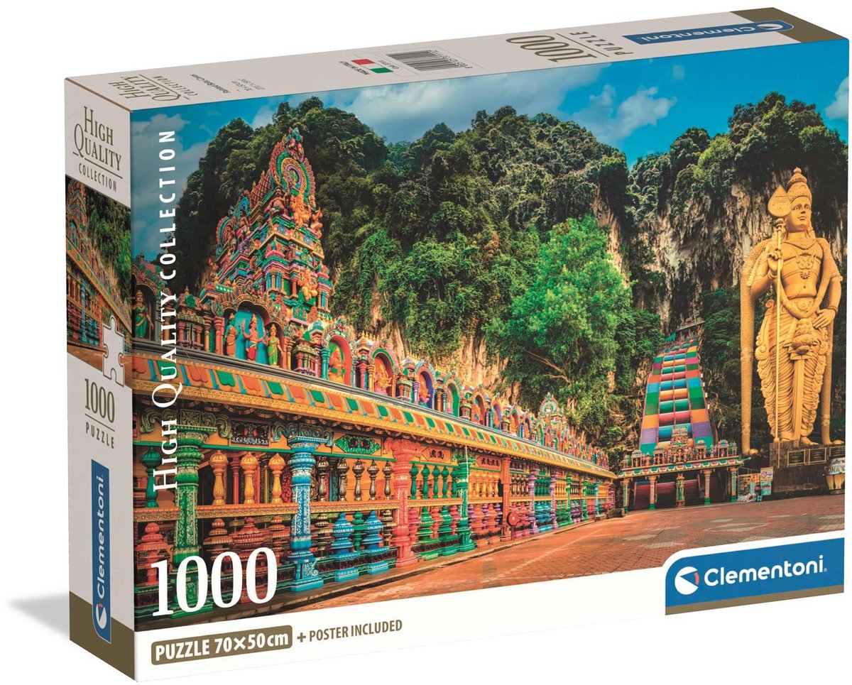 Puzzle Clementoni peint grottes de Batu 1000 pièces adultes.