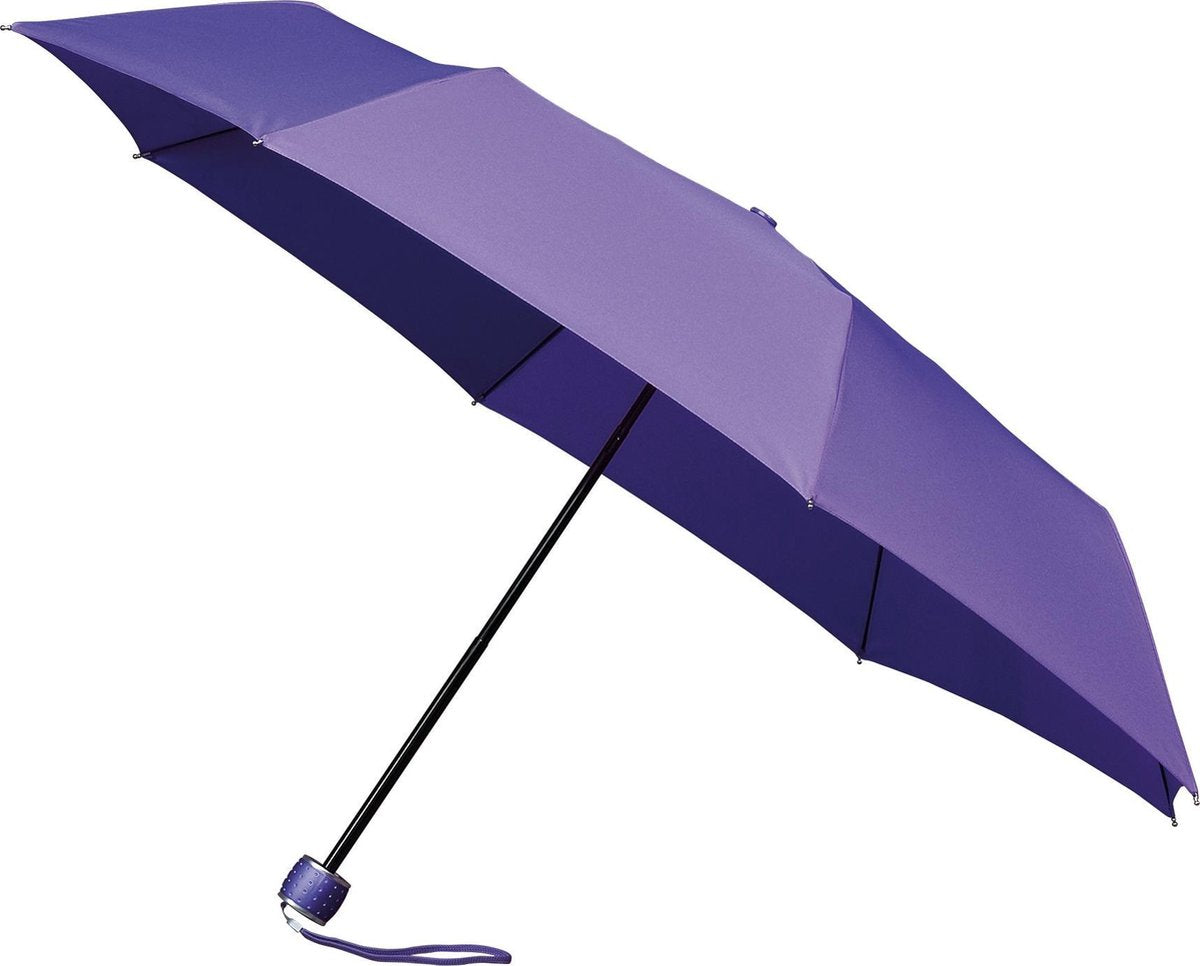 Parapluie coupe-vent Minimax - 100 cm - pliable - ouverture main - violet