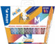 Pilot frixion - set stylo roller - effaçable - 12 pièces en carton