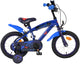 Vélo pour enfants Superman - garçons - 14 pouces - bleu - deux freins à main
