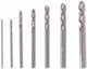 Jeu de forets de précision Dremel - 7 pièces (628)