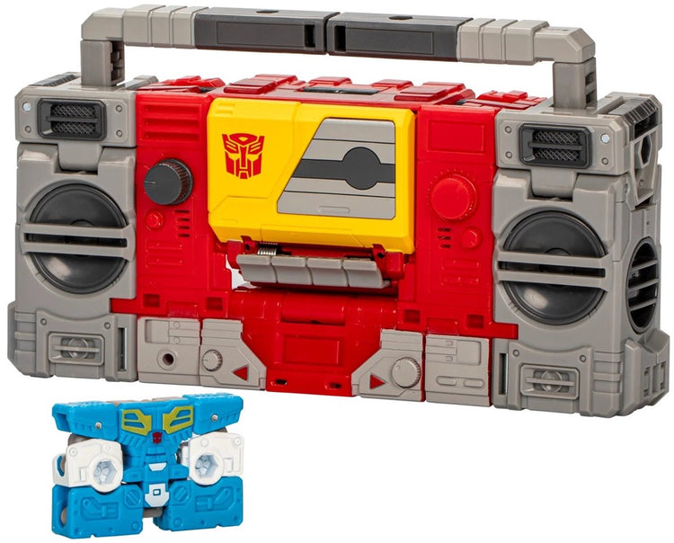 Hasbro Transformers Studio Series Voyager The Transformers : Le Film, 86-25 Autobot Blaster et Eject de 16,5 cm, figurine d'action, 8+