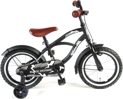 Volare Black Cruiser Children's Bicycle - Boys - 14 pouces - noir - 95% assemblé
