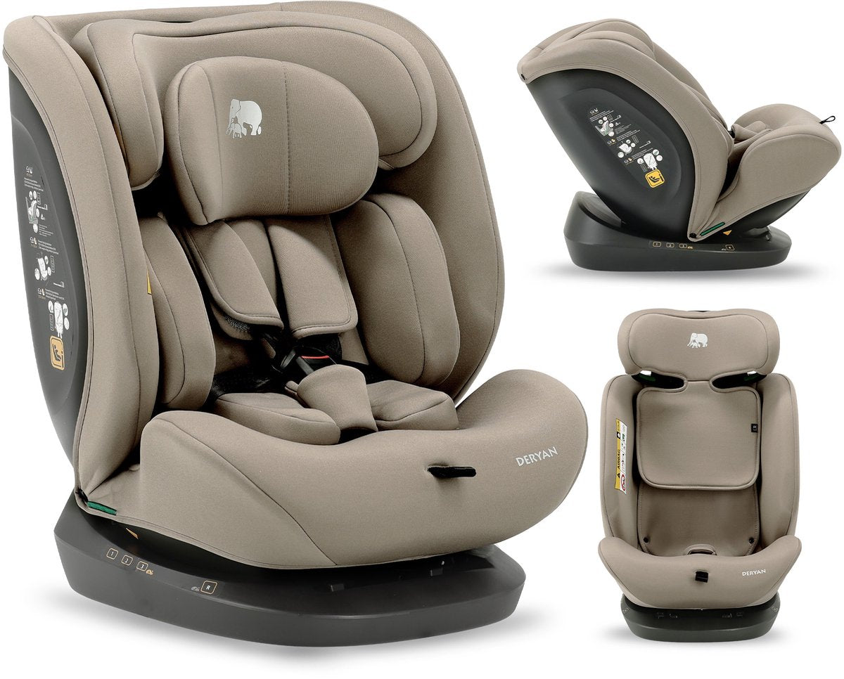 Siège auto Deryan clyde i-size - 40-150 cm - groupe 0+ 1 2 3 - nougat truffe