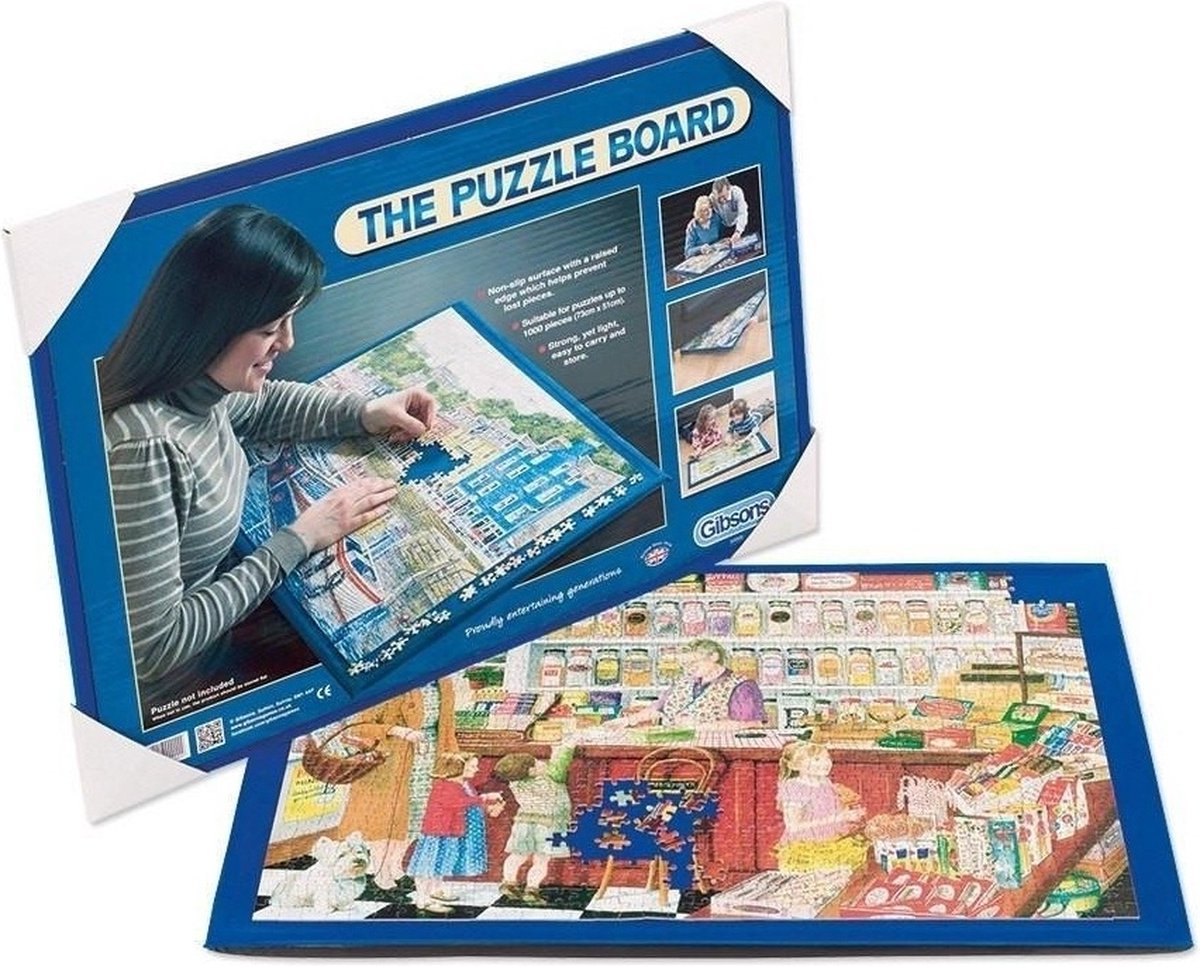 Planche de rangement pour puzzles Gibsons - planche à puzzle - pour puzzles jusqu'à 1000 pièces (la planche à puzzle)