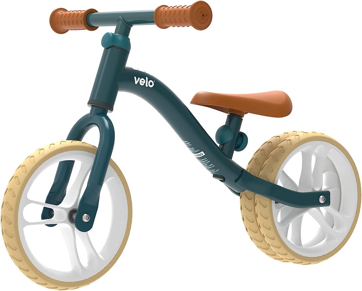 Yvolution - yvelo junior air - vert - draisienne 2 en 1 - selle et guidon réglables