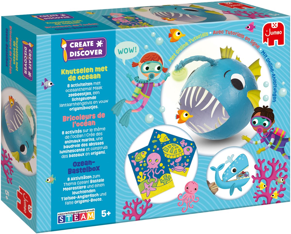 Jumbo Create Discover Ocean - Fabriquer avec l'océan - Système d'apprentissage