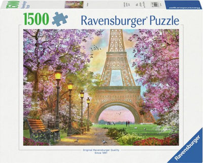 Ravensburger Jigsaw Puzzle in Love in Paris, 1500st.