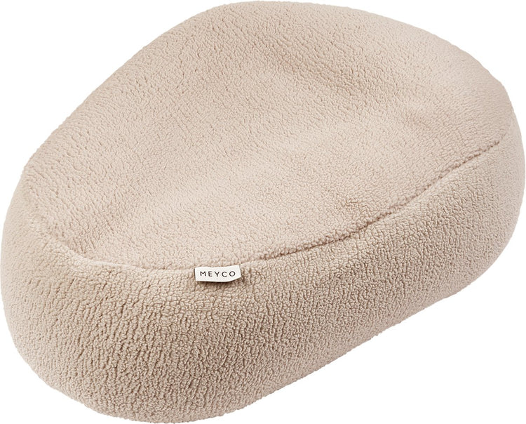 Meyco baby teddy relax housse pour coussin d'allaitement - sable